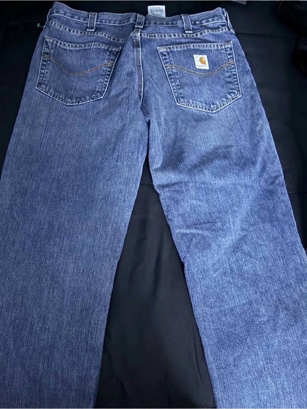 Carhartt Men's Relaxed Fit Indigo Blue Jeans